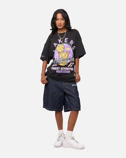 Mitchell & Ness Los Angeles Lakers Champions Report "Champ Pack" T-Shirt Faded Black