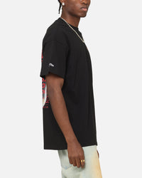 Mitchell & Ness Los Angeles Lakers Radiograph Gold Rings T-Shirt Faded Black