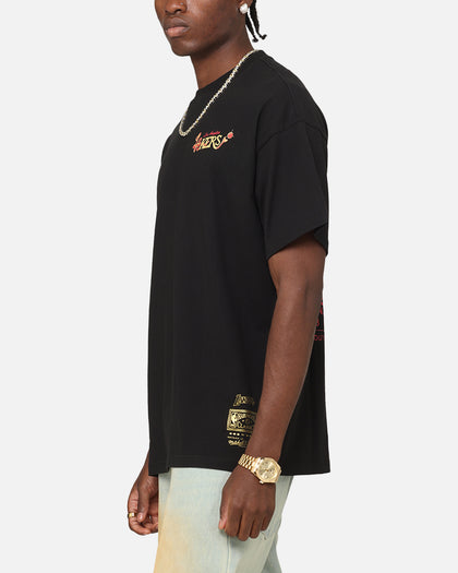 Mitchell & Ness Los Angeles Lakers Radiograph Gold Rings T-Shirt Faded Black