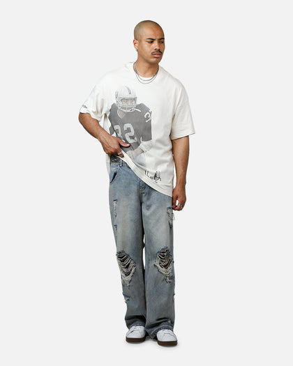 Mitchell & Ness Las Vegas Raiders Bo Jackson T-Shirt Unbleached