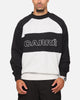 Carre Panel Raglan Crewneck Black/Grey Marle