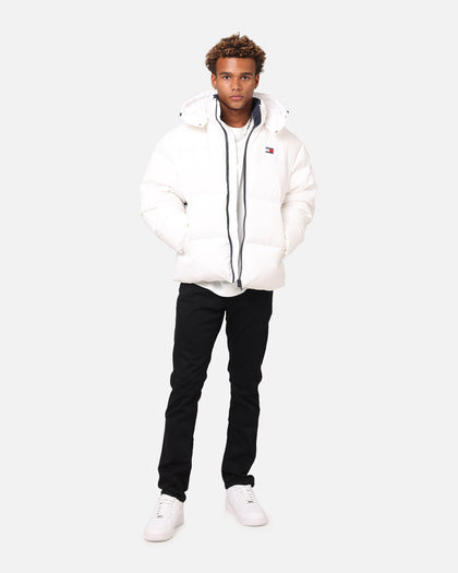 Tommy Jeans TJM Flag Back Puffer Jacket White