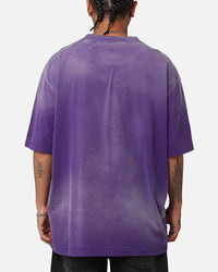 Tupac Makaveli Sunfade T-Shirt Sun Washed Blue