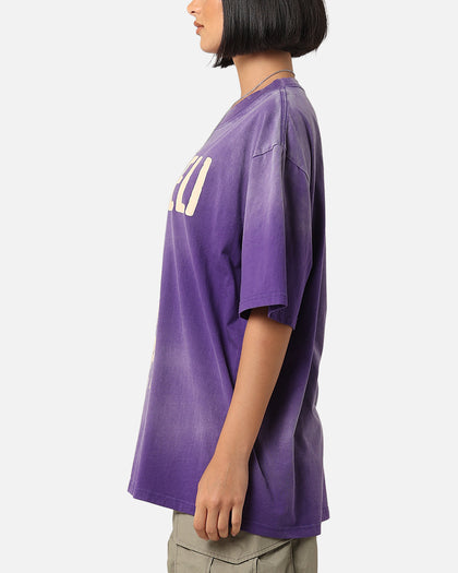 Tupac Makaveli Sunfade T-Shirt Sun Washed Blue