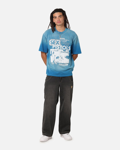 Sex Pistols Sun Fade T-Shirt Sun Washed Blue