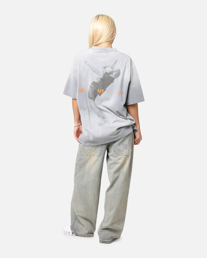 Post Malone Sign Me Up T-Shirt Sun Washed Blue