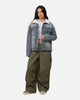 Saint Morta Sherpa Boxy Denim Jacket Dirty Denim