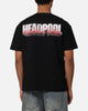 Goat Crew Marvel Deadpool Headpool Vintage T-Shirt Black Acidwash