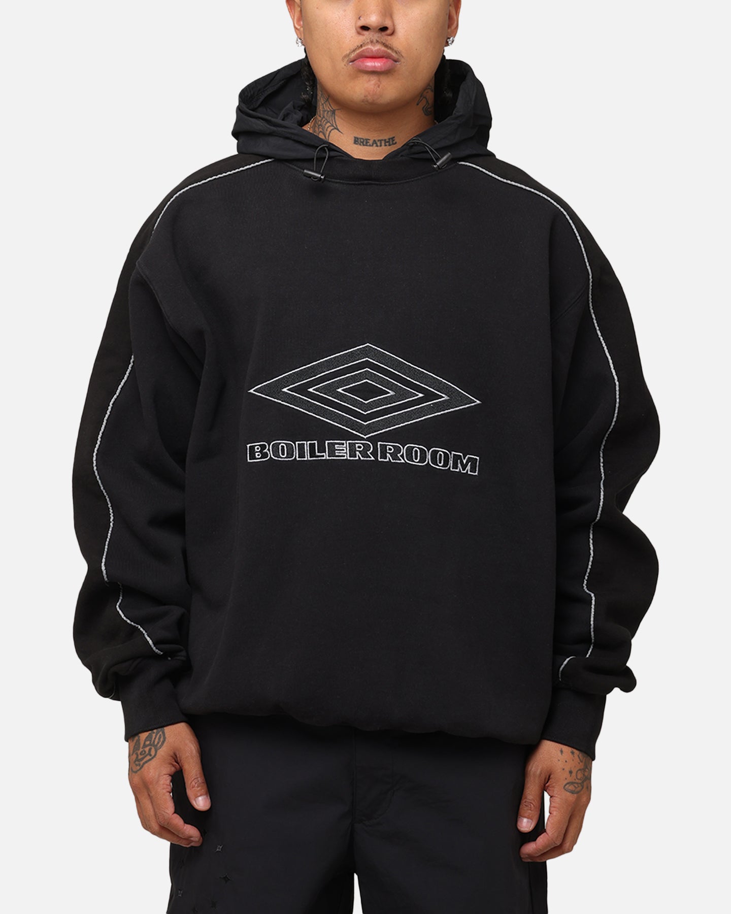 Boiler Room X Umbro Hoodie Black | Culture Kings