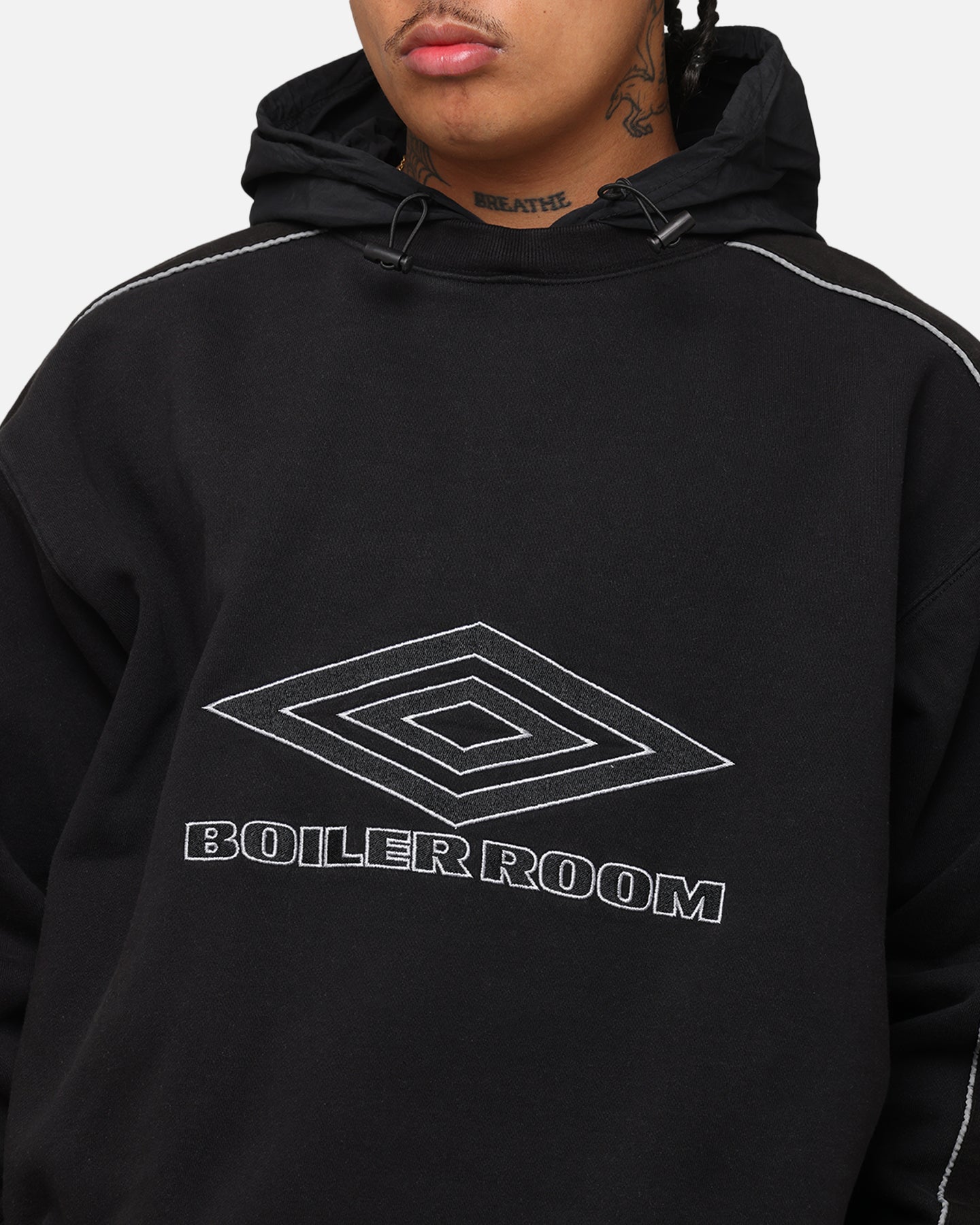 Boiler Room X Umbro Hoodie Black | Culture Kings