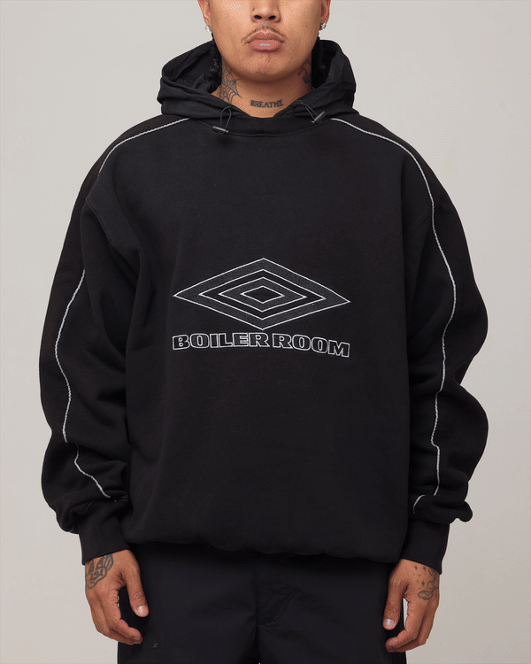 Boiler Room X Umbro Hoodie Black | Culture Kings