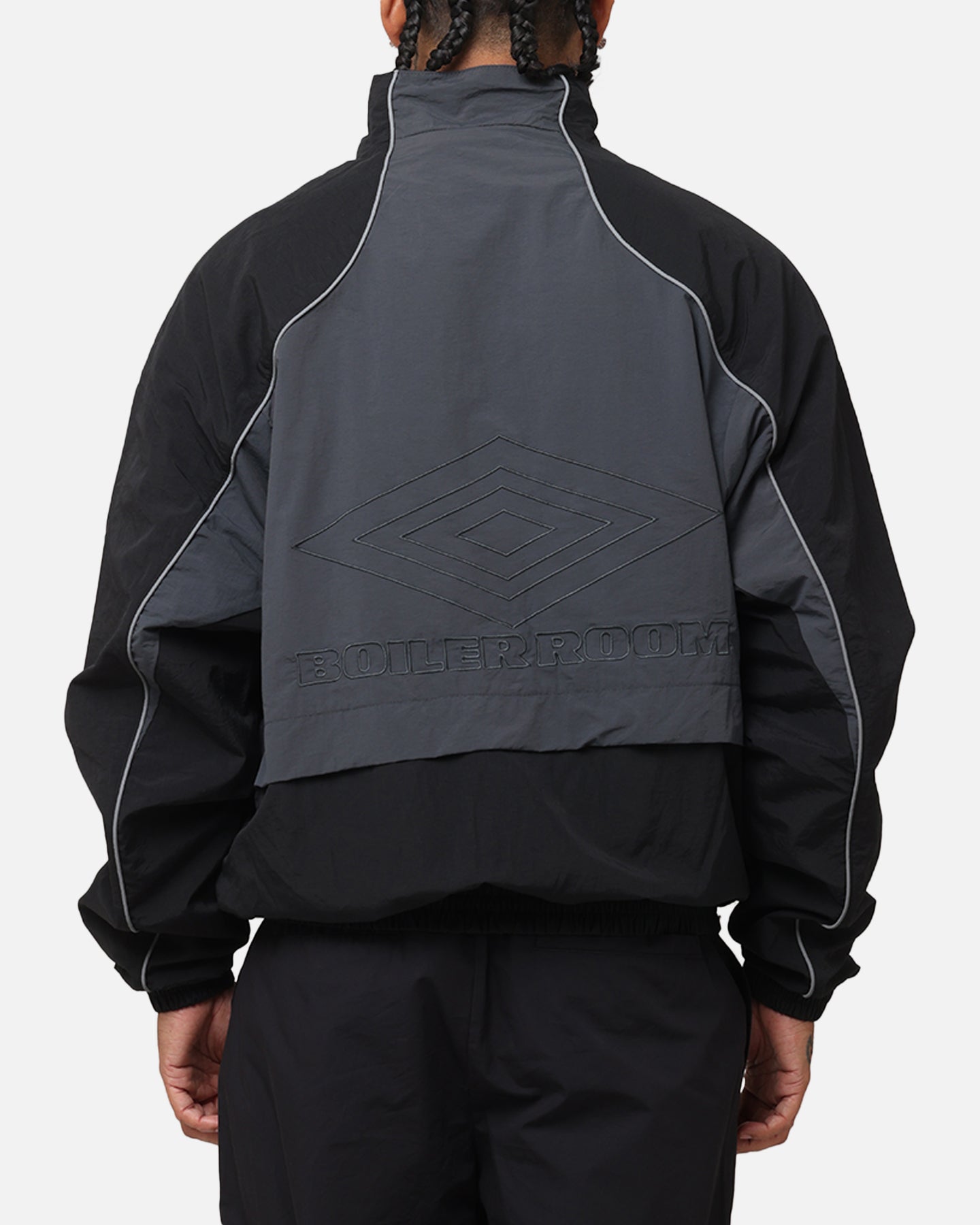 UMBRO x BOILER ROOMコラボナイロンジャケット Boiler Room X Umbro Shell Jacket Black | Culture Kings