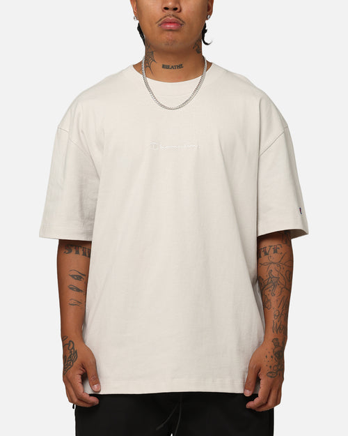 Champion Heritage New Script T-Shirt Sand