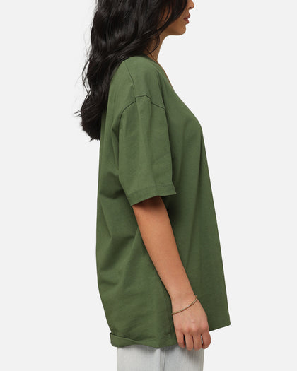 Champion Heritage New Script T-Shirt Green