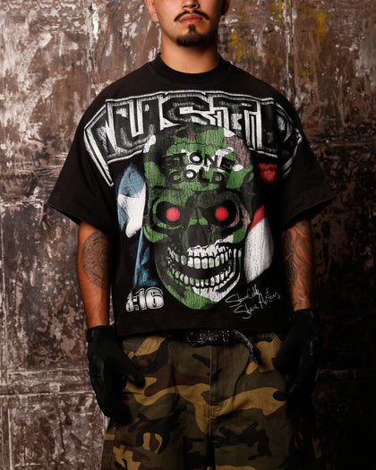 Loiter X WWE Stone Cold Vintage T-Shirt Vintage Black