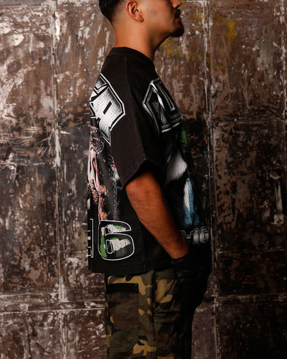 Loiter X WWE Stone Cold Vintage T-Shirt Vintage Black