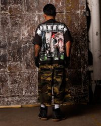 Loiter X WWE Stone Cold Vintage T-Shirt Vintage Black