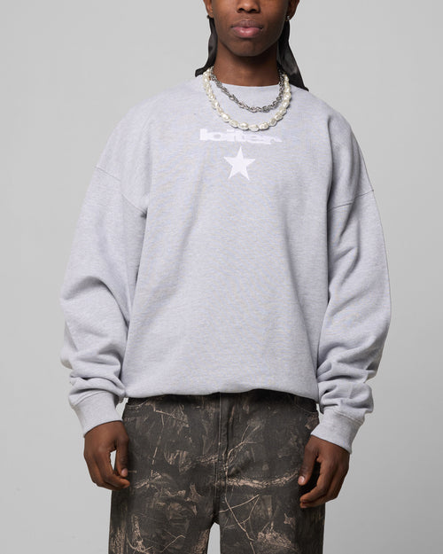 Loiter Premium Essentials Crewneck Grey Marle