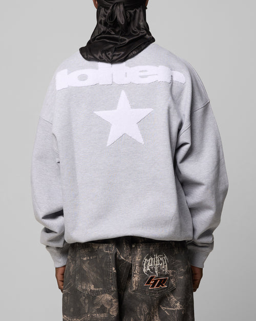 Loiter Premium Essentials Crewneck Grey Marle