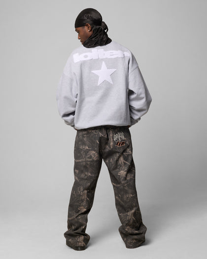 Loiter Premium Essentials Crewneck Grey Marle