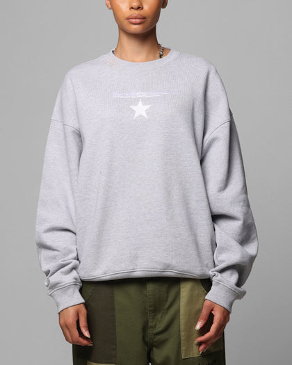 Loiter Premium Essentials Crewneck Grey Marle