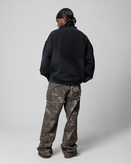 Loiter Premium Essentials Crewneck Washed Black