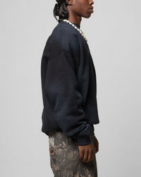 Loiter Premium Essentials Crewneck Washed Black