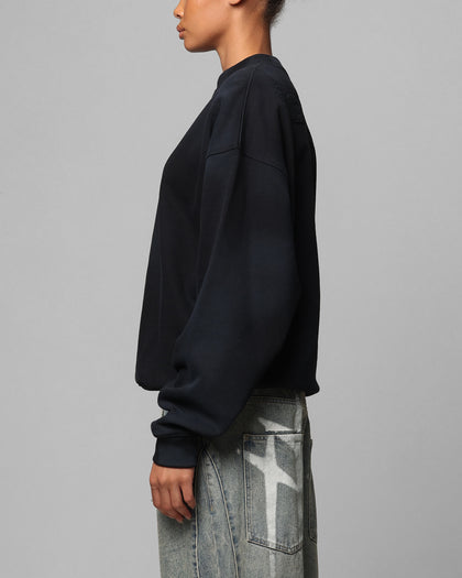 Loiter Premium Essentials Crewneck Washed Black