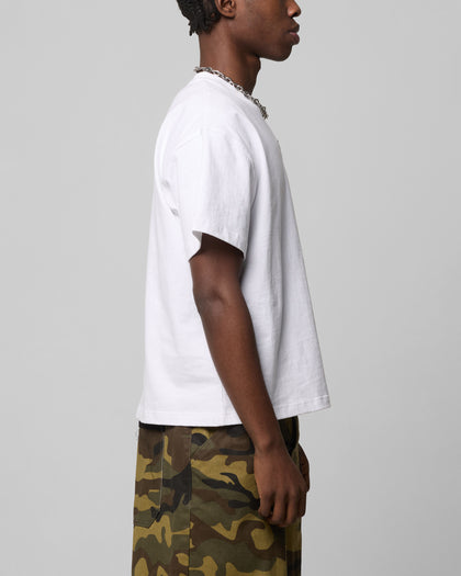 Loiter Boxer Fitted T-Shirt White