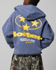 Loiter Solar Zip Hoodie Blue