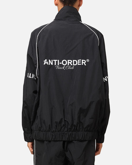 The Anti Order Track Club Windbreaker Jacket Black/Grey