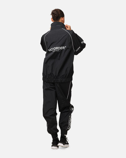 The Anti Order Track Club Windbreaker Jacket Black/Grey