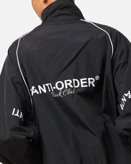 The Anti Order Track Club Windbreaker Jacket Black/Grey