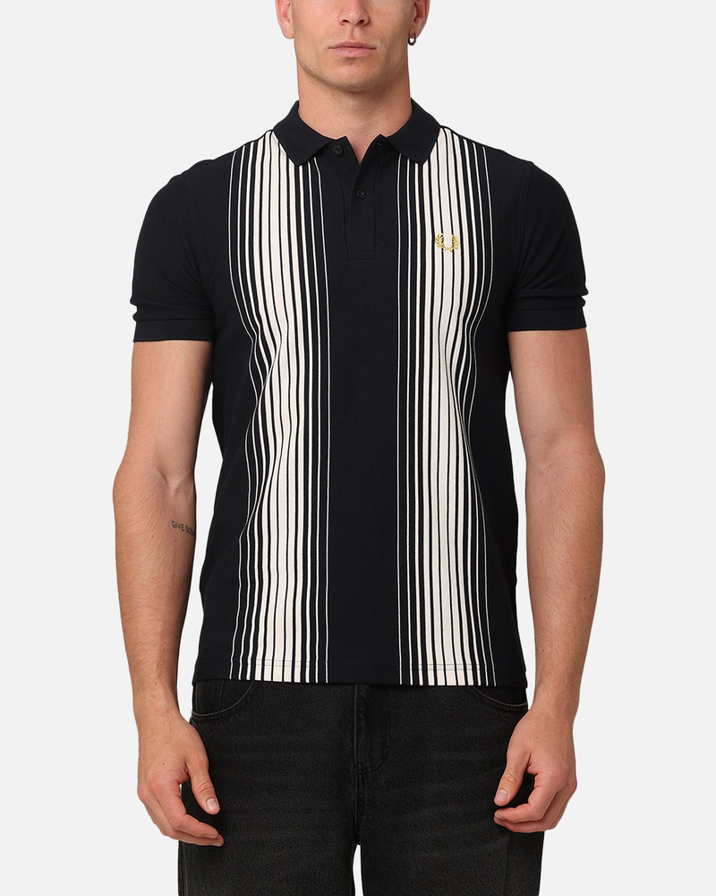 Buy Fred Perry Ombre Stripe Polo Shirt Navy with crypto