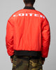 Loiter Cyber Reversible Bomber Jacket Red/Green