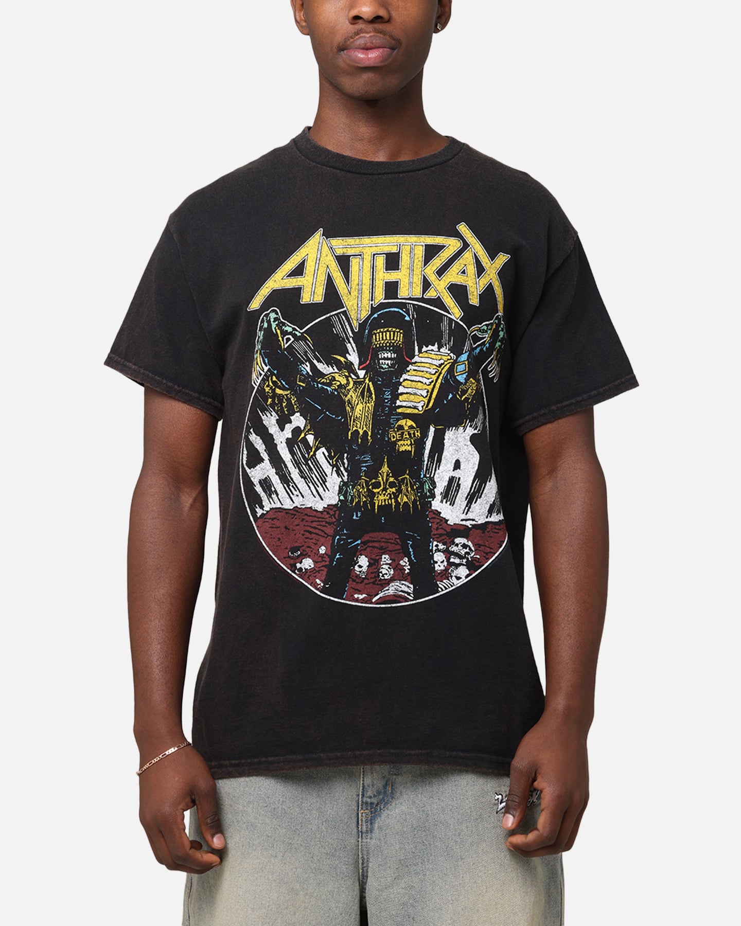 Anthrax ATL World Tour T-Shirt Black Vintage | Culture Kings