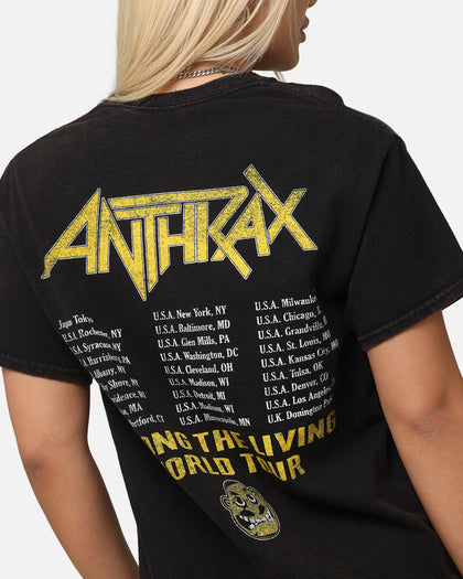 Anthrax ATL World Tour T-Shirt Black Vintage