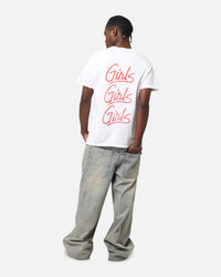 Motley Crue Girls Girls Girls T-Shirt White Vintage