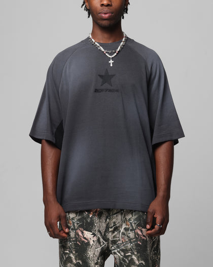 Loiter Daytona Panel T-Shirt Washed Black