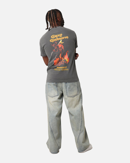 Ozzy Osbourne Ozzfest Helmet T-Shirt Faded Black