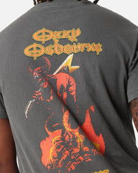 Ozzy Osbourne Ozzfest Helmet T-Shirt Faded Black