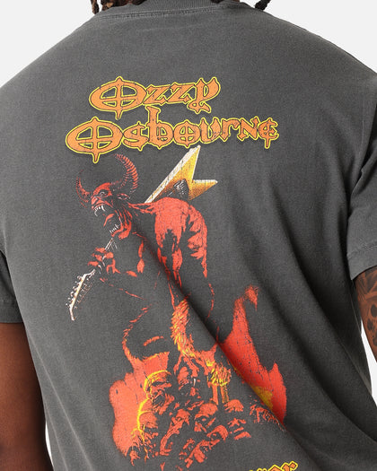 Ozzy Osbourne Ozzfest Helmet T-Shirt Faded Black