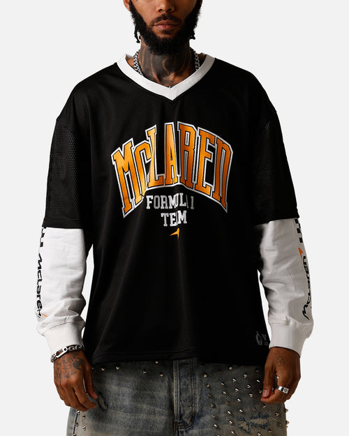 We Are The Wild Collective X Women's Mclaren 'Vegas Grad Prix 2024' Mesh Long Sleeve Jersey Black