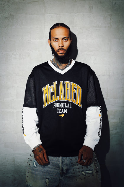 We Are The Wild Collective X Women's Mclaren 'Vegas Grad Prix 2024' Mesh Long Sleeve Jersey Black