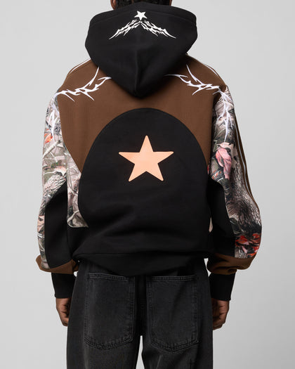 Loiter Hunter Patchwork Hoodie Real Tree Camo