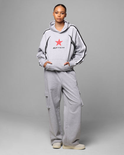 Loiter Trackstar Hoodie Grey Marle