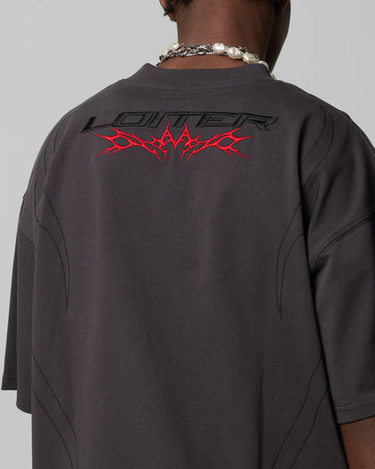 Loiter Trackstar T-Shirt Charcoal