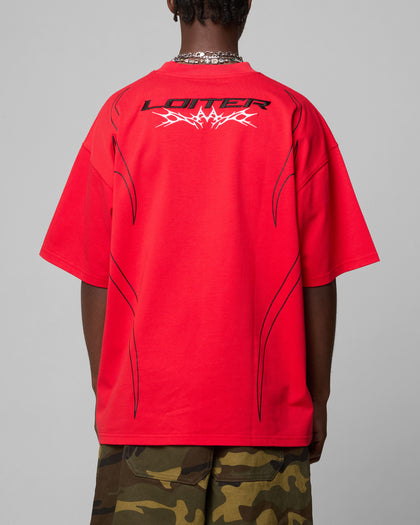 Loiter Trackstar T-Shirt Red