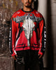 Loiter X WWE The Rock Motorcross Long Sleeve Jersey Red/Black