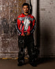Loiter X WWE The Rock Motorcross Long Sleeve Jersey Red/Black